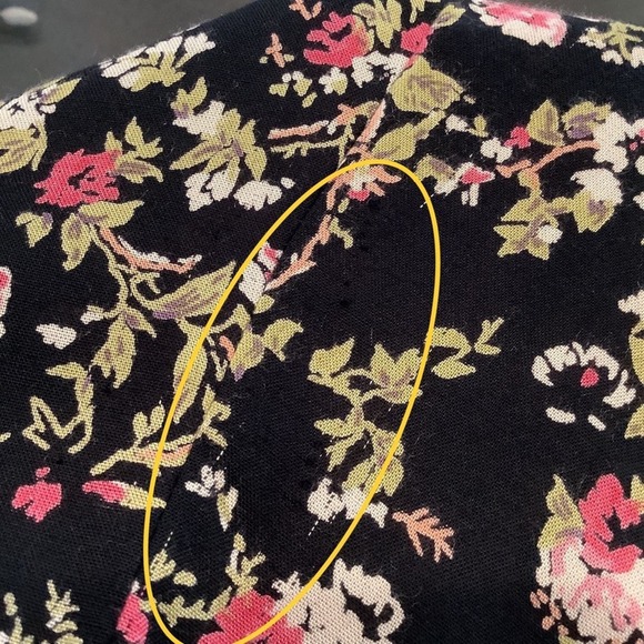 Vintage 90’s Floral Rayon Sleeveless Button Front Vest Top & Skirt Set Granite - Picture 11 of 12